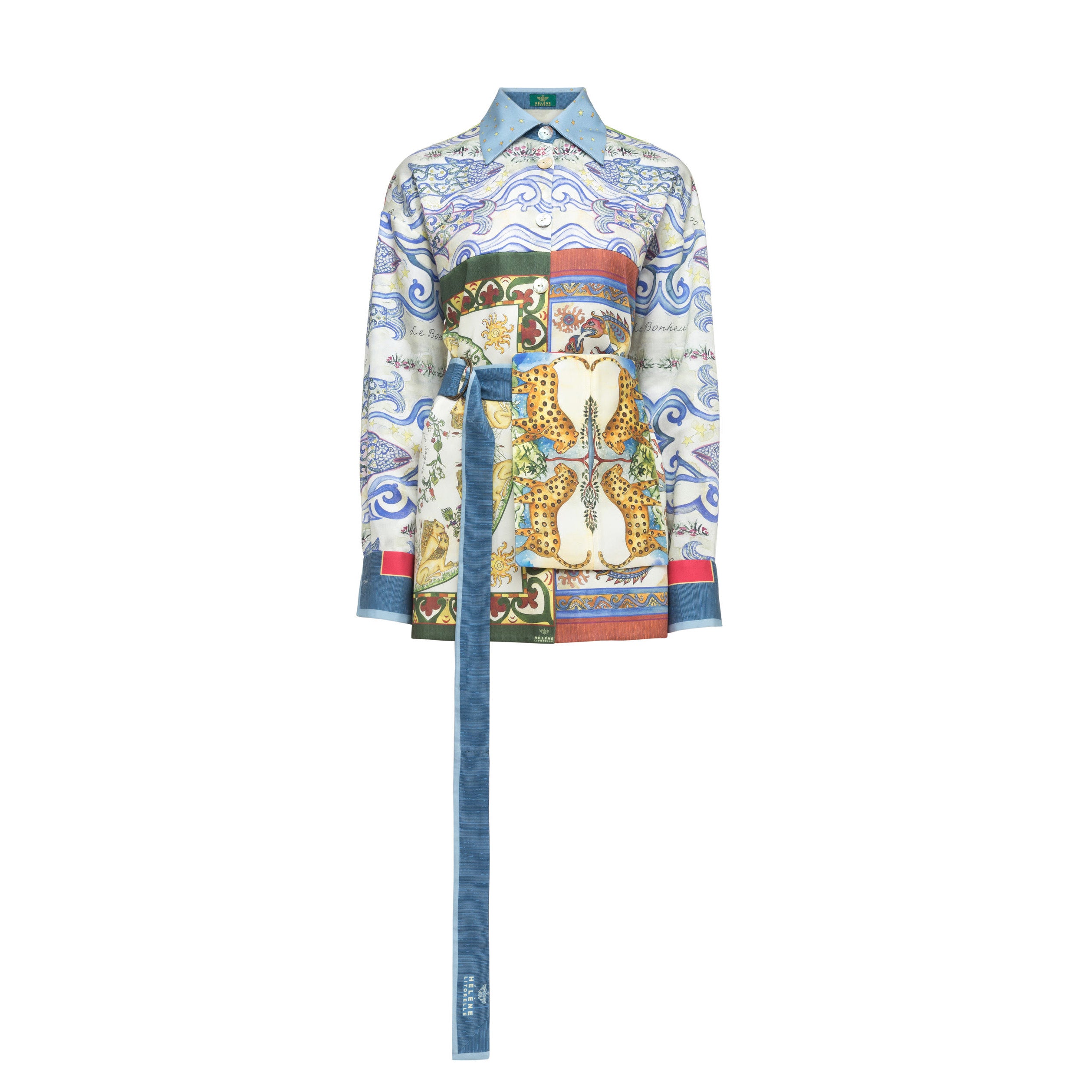 TENCEL SUIT "TOTEM ANIMALS"