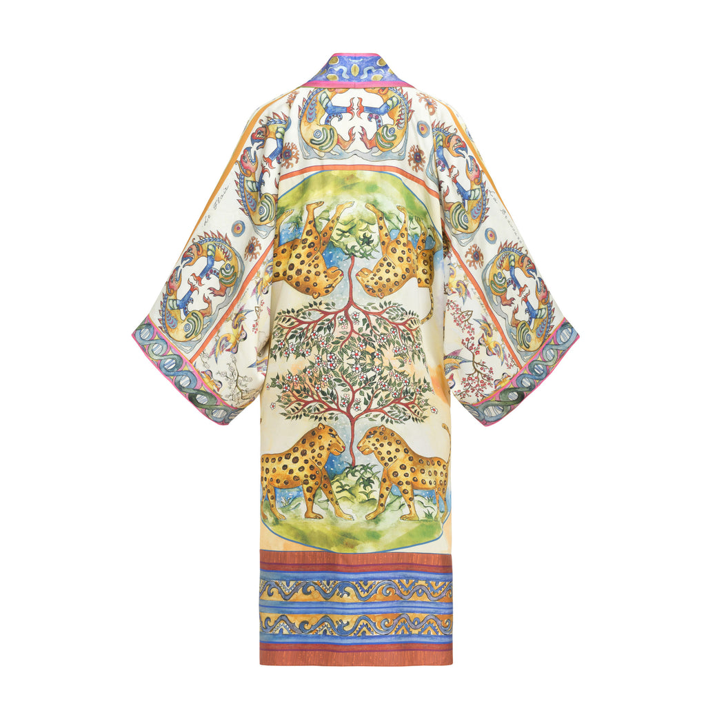 CAFTAN «SNOW LEOPARDS»