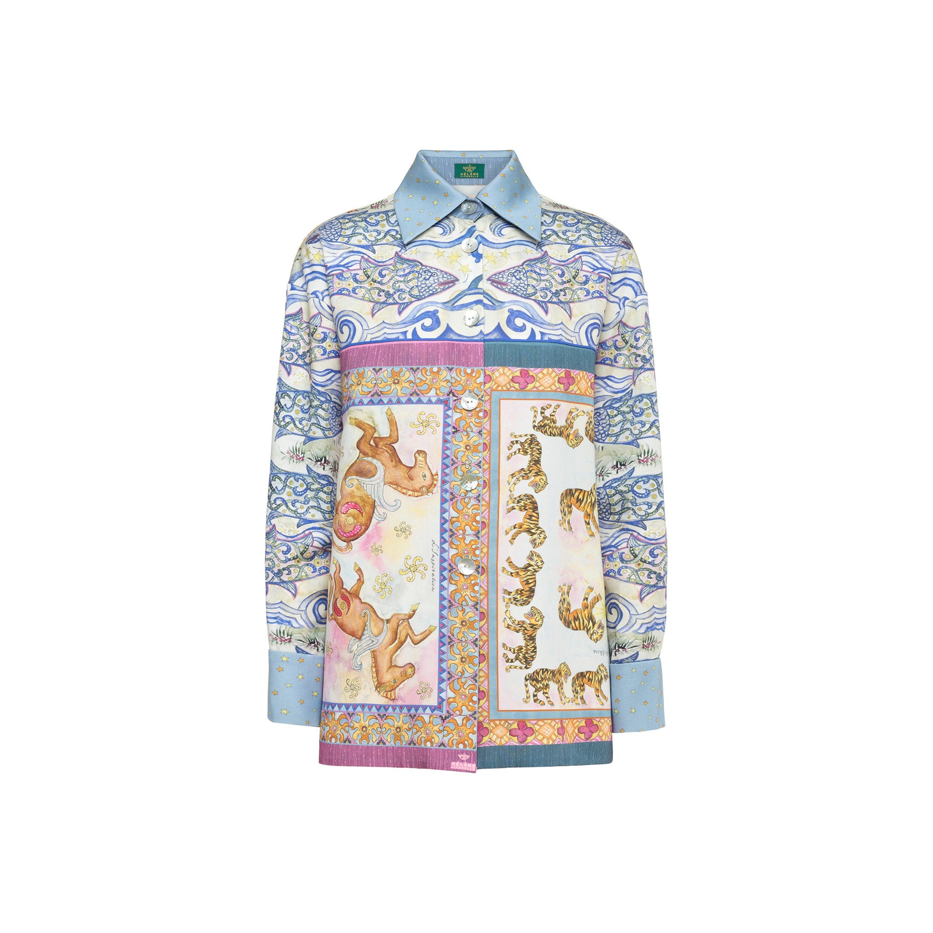 TENCEL SUIT "TOTEM ANIMALS"