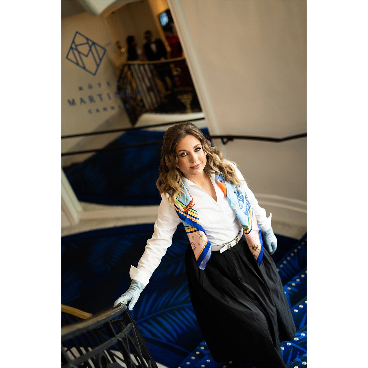 SEIDENTUCH „DIE HIMMLISCHE MUSE“